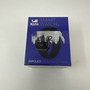 Kata Smart Watch Black AMOLED Ultra Clarity Display New Sealed